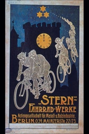 Vintage German poster - Stern bicycle works