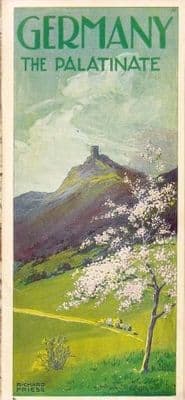 Vintage German poster - The Palatinate