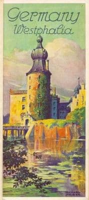 Vintage German poster - Westphalia