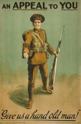 Vintage Irish WW1 An appeal to you poster.