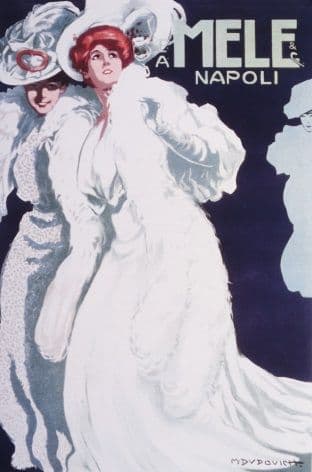 Vintage Italian poster - e.a mele Napoli