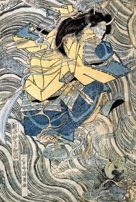 Vintage Japanese poster - Oni's