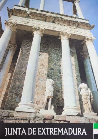 Vintage Junta De Extremadura Poster.