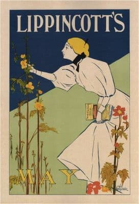 Vintage Magazine cover - Lippincotts May edition