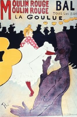 Vintage Moulin Rouge ball poster