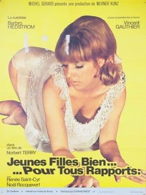 Vintage movie poster - Juennes filles, bien pour tous rapports