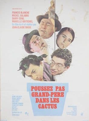 Vintage Movie Poster - Poussez pas grand-père dans les cactus