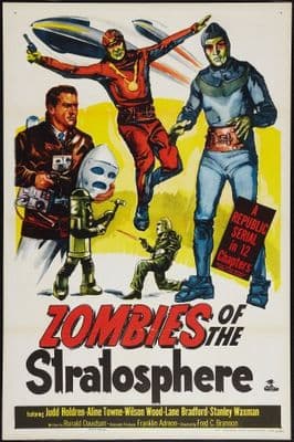 Vintage movie poster, Zombies of the stratosphere