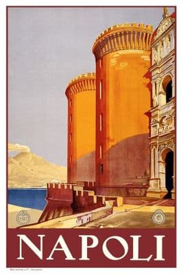 Vintage Napoli Poster