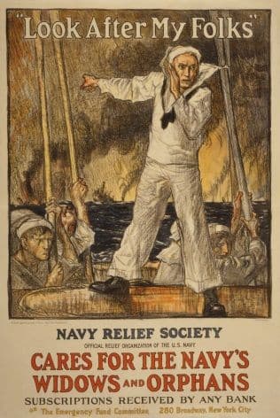 Vintage Navy Poster 
