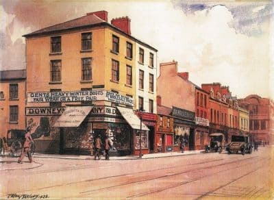 Vintage Northern Irish poster- Downey's Belfast, 1928