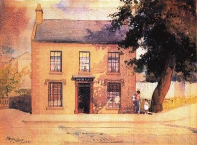 Vintage Northern Irish poster - Hugh Black House, Belfast