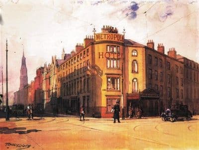 Vintage Northern Irish poster - Metropole Hotel