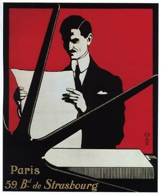 Vintage Paris Bd De Strasbourg Poster