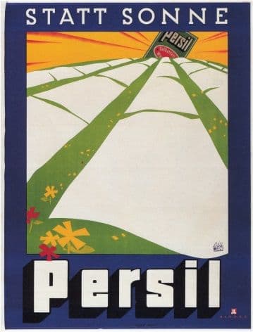 Vintage Persil Advertising Poster