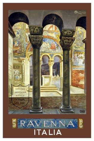 Vintage Ravenna, Italia Poster