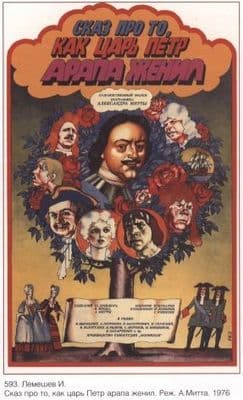 Vintage Russian movie poster - 1976