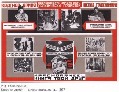 Vintage Russian poster - A History of the USSR in posters