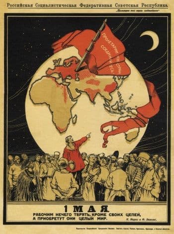 Vintage Russian poster - The 1st of May 1919
