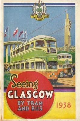 Vintage Scottish poster - Seeing Glasgow