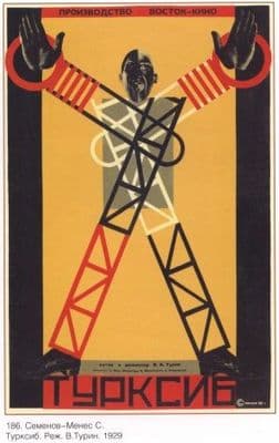 Vintage Soviet Movie Poster 1929