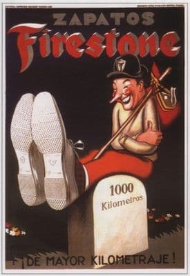 Vintage Spanish Shoe Poster
