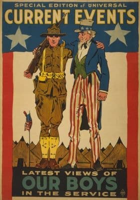 Vintage Special edition of universal current events 