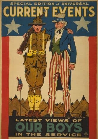 Vintage Special edition of universal current events 