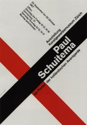 Vintage Swiss Art Exhibition poster 1967