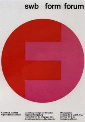 Vintage Swiss Exhibition poster - 1962