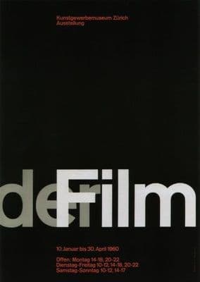 Vintage Swiss poster - Exhibition poster (1959)