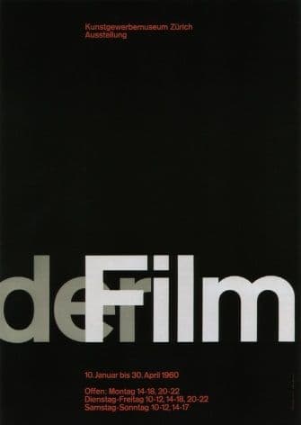 Vintage Swiss poster - Exhibition poster (1959)