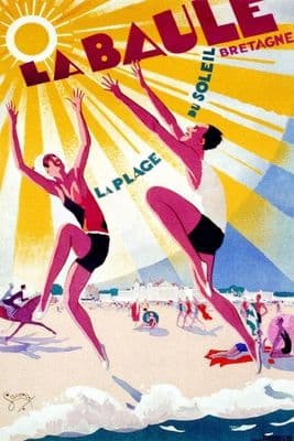 Vintage Travel Poster Bretagne