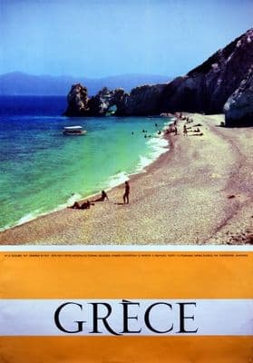 Vintage Travel Poster Grece