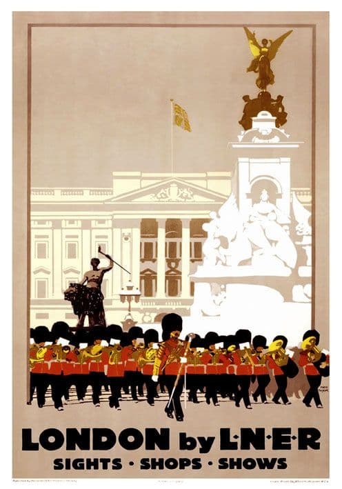 Vintage travel poster - London