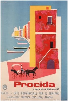 Vintage Travel Procida, Naples