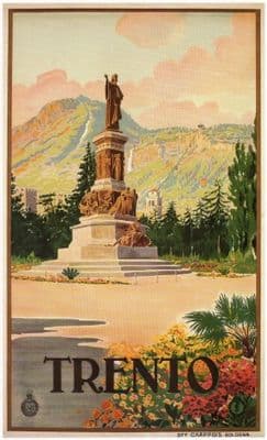 Vintage Travel Trento Italy