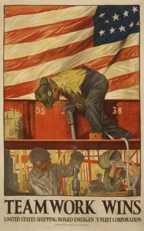 Vintage United states Shipping Board 