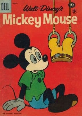 Vintage Walt Disney magazine cover poster - Mickey Mouse