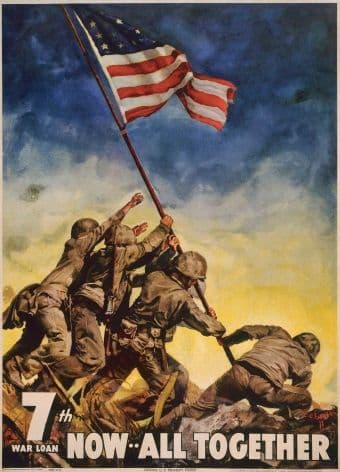 Vintage War Poster 7th War Loan 