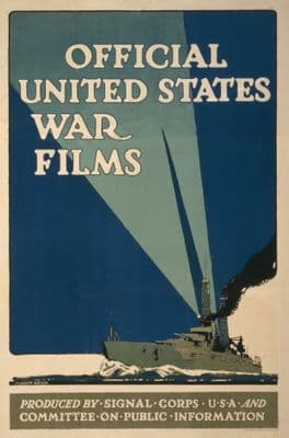 Vintage War Poster Official United States War Films
