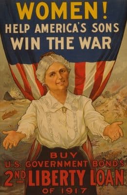Vintage Women in war poster! 
