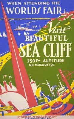 Vintage World Fair advertisement Poster