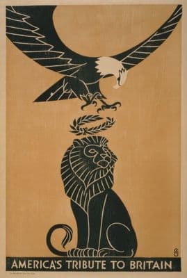 Vintage World War America's tribute to Britain