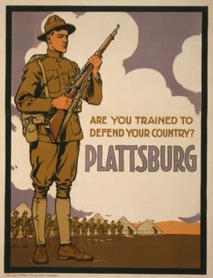 Vintage World War Poster 