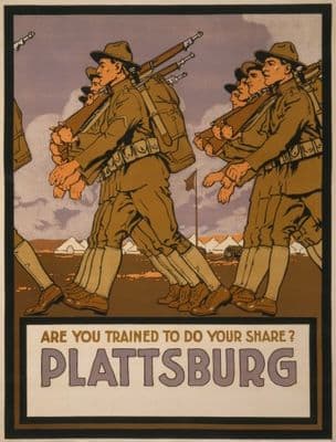 Vintage World War Poster 