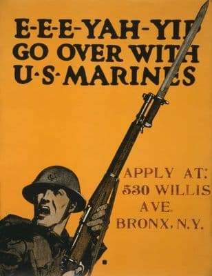 Vintage World War Poster 
