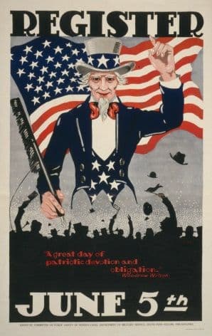 Vintage World War Poster 