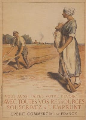 Vous aussi faites votre devoir : avec toutes vos ressources souscrivez á l'Emprunt. Crédit Commercial de France