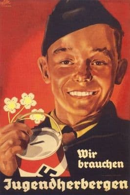 We need youth hostels - German poster 1938